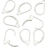 Plata Publishing 8 Lever Back Earerings Sterling Silver Earwire Parts