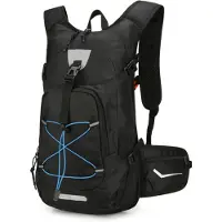 Tlily Outdoor Hydration Backpack for Outdoor Sport Hiking Camping Climbing Mountaineering Rucksack Travel Daypack Black