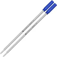 Monteverde kuglepennefyld til at passe til krydskuglepenne Medium Point Soft Roll Blue 2 pr. pakke (C132BU)