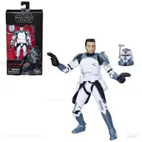 Hasbro Star Wars The Clone Wars Black Series Clone Commander Wolffe Action Figur [6 tommer]