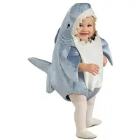 Rubies Deluxe Shark Romper-kostume som vist 0-6 m?neder