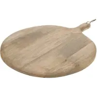 Excellent rund serveringsbræt i mangotræ, Ø 47 cm