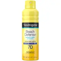 Neutrogena Beach Defense Sunscreen Spray SPF 70 Hawaii Reef Act 104 kompatibel Octinoxate & Oxybenzone Free Bred Spectrum Hurtigt Absorberende &