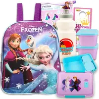 Disney Frozen Mini-rygsk og madpakke med klistermrker 11" (Frozen Preschool Toddler Set)