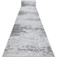 Rugsx Fortovet Strukturelle MEFE 6182 to niveauer af fleece grå 80x110 cm