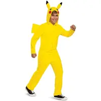 Disguise Pikachu Nintendo Pokémon-kostume Med Hætte Til Børn