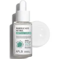 APLB Mandelsyre Retinol Ampul Serum | MANDEL RETIN CEN 34,0% 1,35 FL.OZ/Koreansk Hudpleje Acnepleje Exfoliant Rynkepleje Revitalisere for blid og