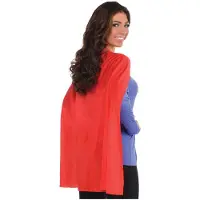 Amscan Red Cape -kostumer til b?rn og voksne - en st?rrelse passer mest