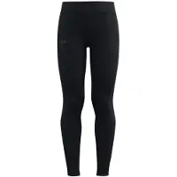Under Armour Pigepige Motion Leggings, Sort (001)/Hvid, X-Small