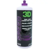 3D Speed ????ll-In-One Polish & Wax - Ridse- og hvirvelfjerner Clear Coat Safe Paint Sealant - H?jglans finish Nem p?f?ring - 32oz - Fremstillet