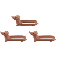 Melitt 3X Dachshund Tray Dachshund Snack Tray Hot Dog Stand Suitable for Home Restaurant Decoration