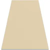 Rugsx Tæppe RUMBA 1963 enkelt farve fløde 70x200 cm