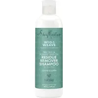 Shea Moisture Residue Remover Shampoo til syntetisk og naturligt hr Tea Tree og borage fr Sulfatfri Clarifying Shampoo 13 ounce