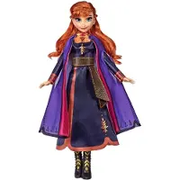 Disney Frozen Anna Fashion Doll med langt rødt hår & tøj inspireret af frosset 2 - legetøj til børn 3 år og op brun/a