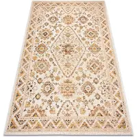 Rugsx Tæppe Strenge SISAL COLOR 19521460 Pynt, ramme, kanel - beige 120x170 cm