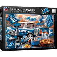 Masterpieces 1000 brikker puslespil for voksne - NFL Detroit Lions Gameday - 19,25"x26,75"