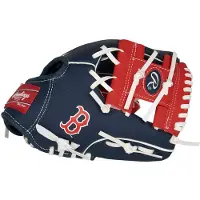 Rawlings MLB holdlogo ungdomshandske - Boston Red Sox marineblå, 10 tommer