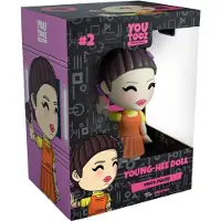 Youtooz Squid Game Young-hee Doll 4.5 " Inch Vinyl Figure Young-Hee Doll från Squid Game av Squid Game Collection