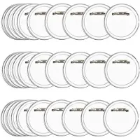 Melitt 30Pack 58mm Clear Button Pins Acrylic Design Button Badge Clear Picture Buttons Badges Kit for DIY Crafts3