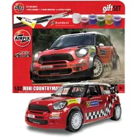 Airfix Aircraft Starter Gift Set Mini Countryman WRC 1:32 Racing Car Plastic Model Kit A55304A