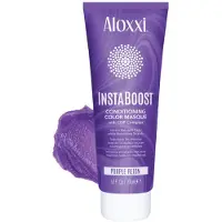 Aloxxi Instaboost Purple Color Depositing Conditioner Mask Instant midlertidig hårfarve farvestof - hårfarve masker til dyb konditionering (lilla