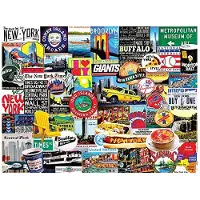 White Mountain Puzzles New York New York! - 1000 stykke puslespil