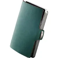 I-CLIP I -klip original kortholder med penge -klip -glat læder slank tegnebog - læder tegnebog - premium tegnebog - kortholder - blød touch opal