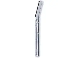 Leaf Shave Bladbarbering | Leaf Dermaplaner Chrome - milj?venlig ansigtsskraber og eksfolierende v?rkt?j