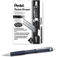 Pentel Twist-Erase III Mekanisk blyant (0,9 mm) Black Barrel 12 Pack (QE519A)