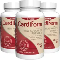 IncHealth GmbH Cardiform - 180 kapsler (3-pak) - Schweizisk formel - 22 vitaminer & mineraler - Plantebaseret kompleks