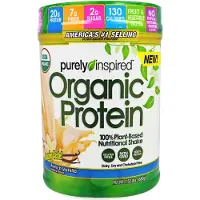 Purely Inspired , Økologisk Plantbaseret Protein Powder, Creamy French Vanille, 1,25 lbs (567 g)