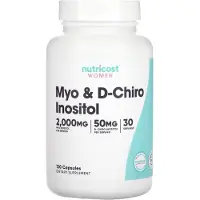 Nutricost , Kvinder, Myo & D-Chiro Inositol, 120 Kapsler