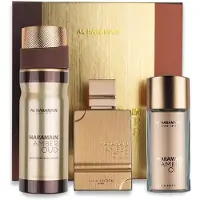 Al Haramain Amber Oud Gold Edition 3 pc -gavesæt til Unisex - Luxury Köln & parfume til mænd og kvinder - 2,5 oz EDP Spray 1 oz EDP Spray 6.6 Oz
