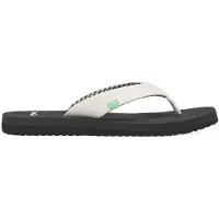 Sanuk Yogam?tte til kvinder | Flip Flops til kvinder | Yoga sandaler til kvinder | Memory Foam fodseng hvid 11