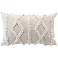 Douceur d'intérieur Duvetræk/ pudebetræk SAFIRA, boucle-effekt, 30 x 50 cm