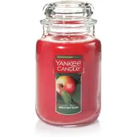 Yankee candle Macintosh duftende klassiker 22 oz stor krukke enkelt v?ger stearinlys over 110 timers forbr?ndingstid