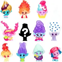 Dreamworks Trolls Mineez: Fun Fair Surprise 1,5 tommer samlefigurer - Søde overraskelser 11-pakke (35+ samleobjekter, Serie 2)