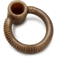 Benebone Ring Holdable Dog Chew Leget?j til aggressive Chewers Real Bacon lavet i USA Small