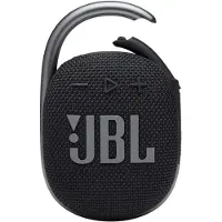 JBL Clip 4 Bærbar trådløs Bluetooth -vandtæt/støvtæt højttaler - sort (fornyet)