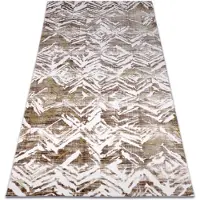 Rugsx Tæppe ACRYL DIZAYN 121 beige / grøn 80x300 cm