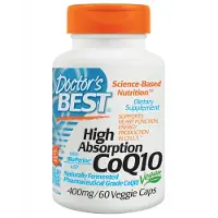 Doctors Best , Høj Absorption CoQ10 med BioPerine, 60 Veggie Kapsler