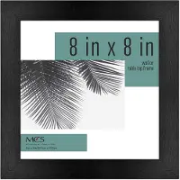 MCS Studio Gallery Frame Black Woodgrain 8 X 8 In Single
