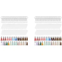 Typecat 240 PCs Acrylic Keychain Blank Tassel Pendant Set Includes Rectangular Transparent Acrylic Keychain