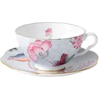 Wedgwood Cuckoo Teacup & Saucer Set 1 Count (Pack of 1) Blue