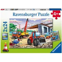 Ravensburger Construction Fun 2 X 24 Piece Jigsaw Puzzle Set for Kids - 05157 - Varje bit är unika bitar som passar perfekt ihop