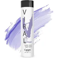 Celeb Luxury Viral Colorwash Professional Semi-Permanent Hair Color Depositing Shampoo Pastell Lavender 8.25 Fl Oz (Pack of 1)