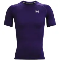 Under Armour Men's Armor Heatgear Compression Short?rme T-shirt lilla (500)/hvid stor