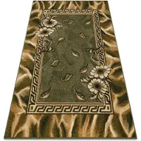 Rugsx Tæppe BCF Morad TRIO Klassisk blade, blomster - grøn 120x170 cm