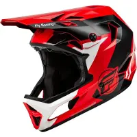 FLY Racing Rayce MTB/BMX cykelhjelm (rd/sort/hvid stor)