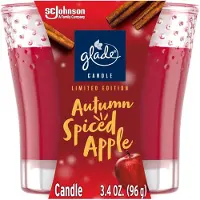 Glade Candle Jar Air Freshener Autumn Spiced Apple Limited Edition duft 3.4 oz
